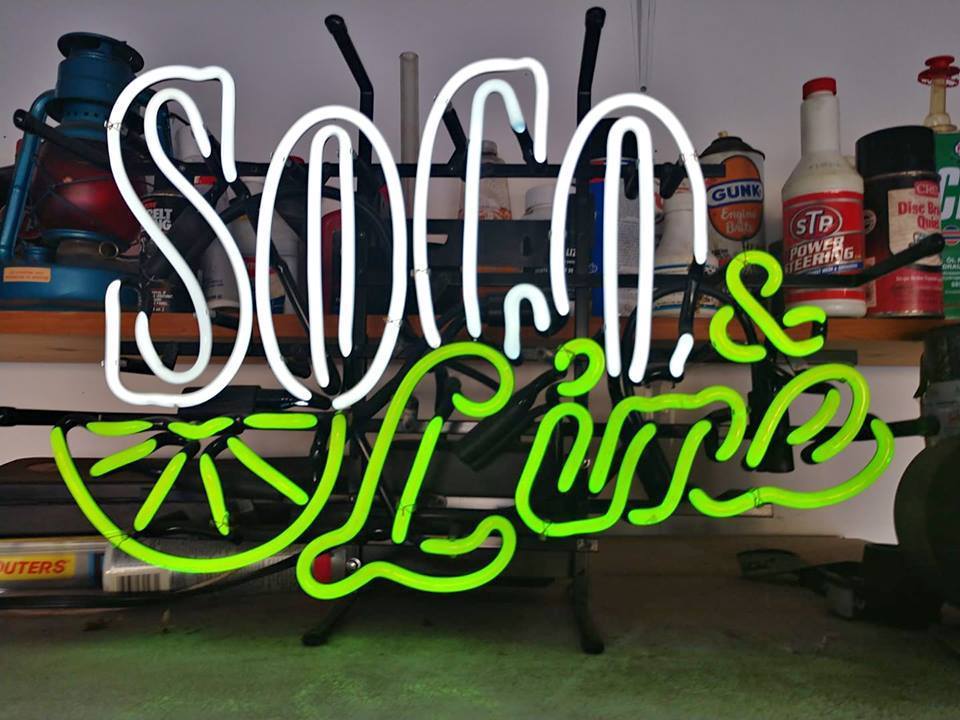 Southern Comfort Soco Lime Wedge Neon Sign